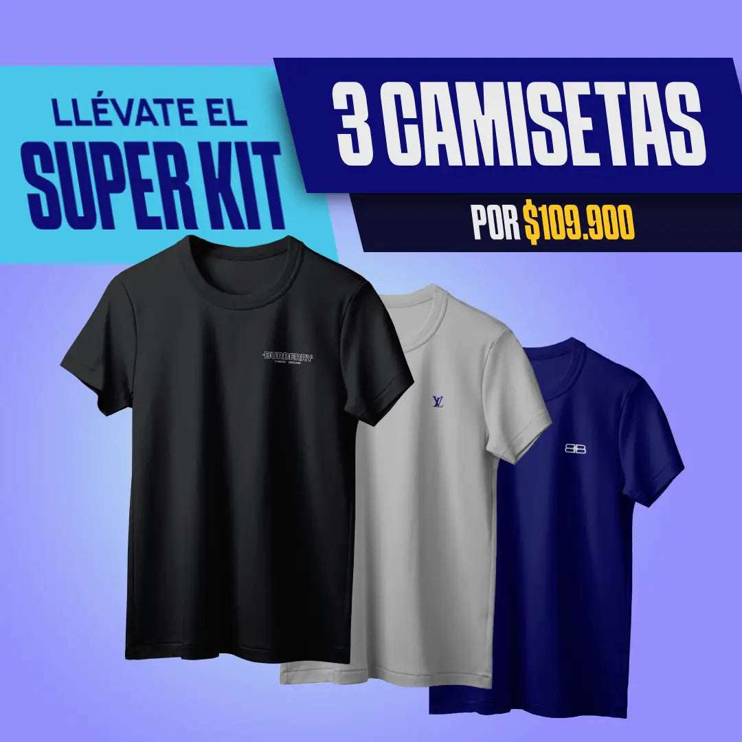 Súper Combo Camisetas Hombre⭐⭐⭐⭐⭐