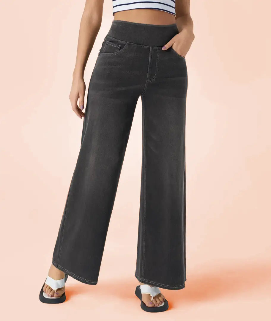 Pantalón Denim Flow