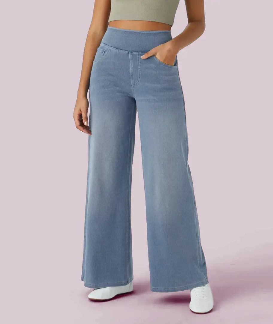 Pantalón Denim Flow