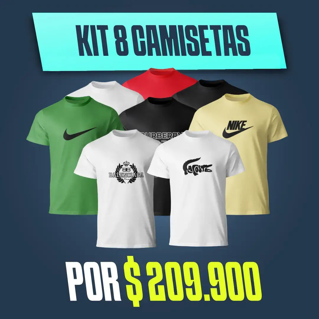 Súper Combo Camisetas Hombre⭐⭐⭐⭐⭐