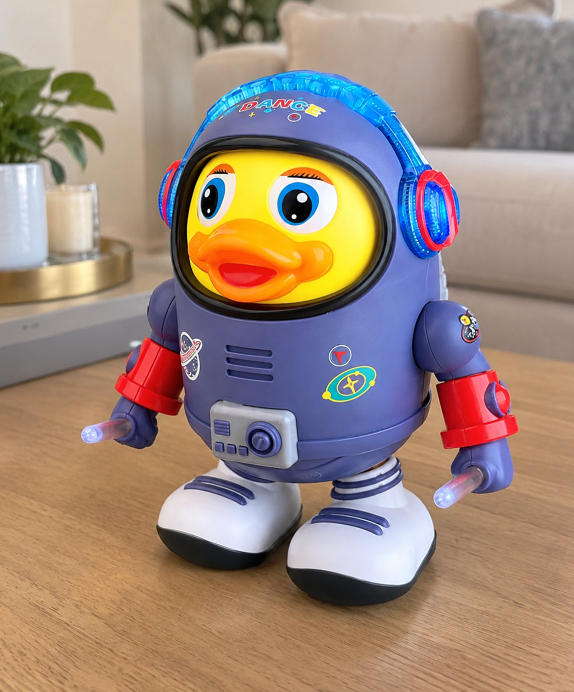 Juguete Pato espacial bailarín
