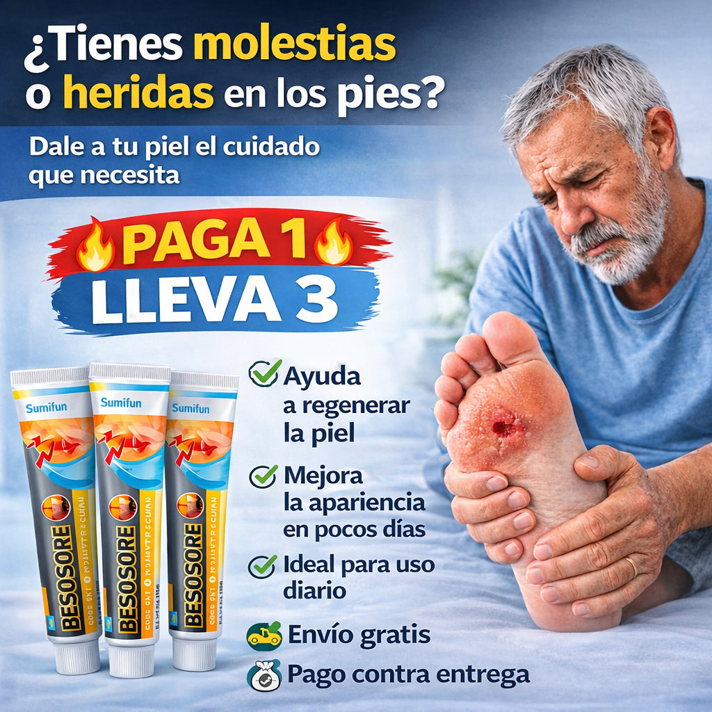PAGA 1 LLEVA 3 ⭐⭐⭐⭐⭐Crema de tratamiento para úlceras