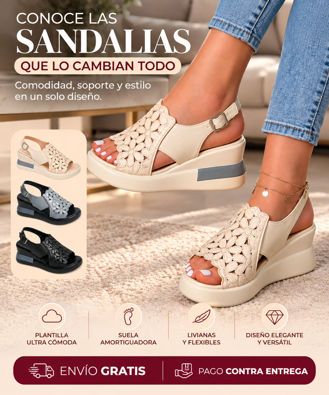 Sandalias elegantes premium Vitta