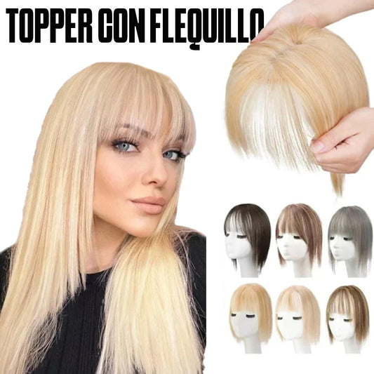 PELUCA TOPPER CON FLEQUILLO