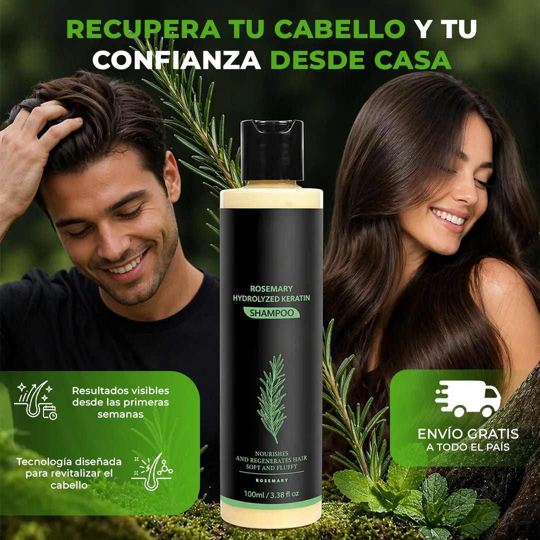 Shampoo estimulador para crecimiento del cabello