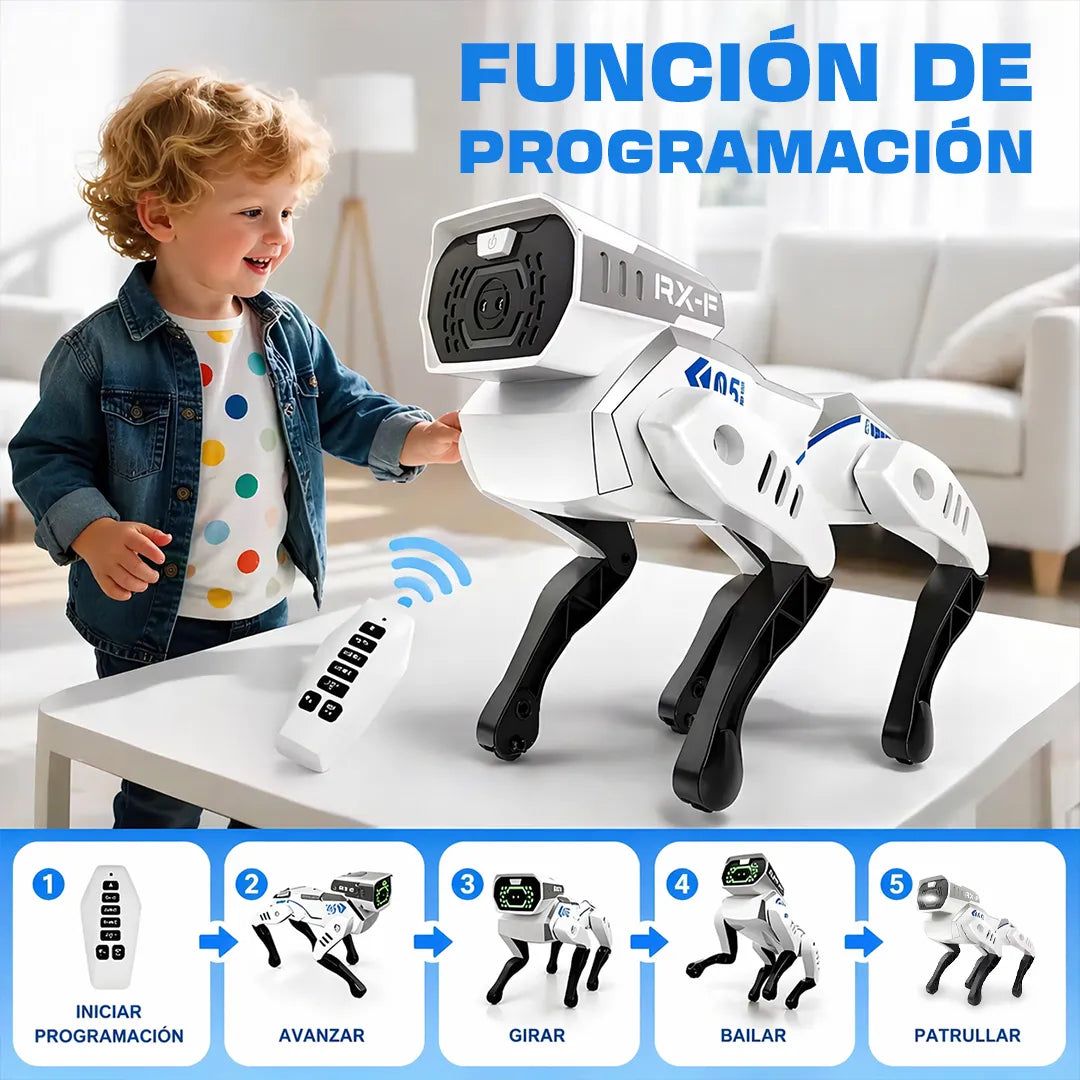Perro robot inteligente para niños