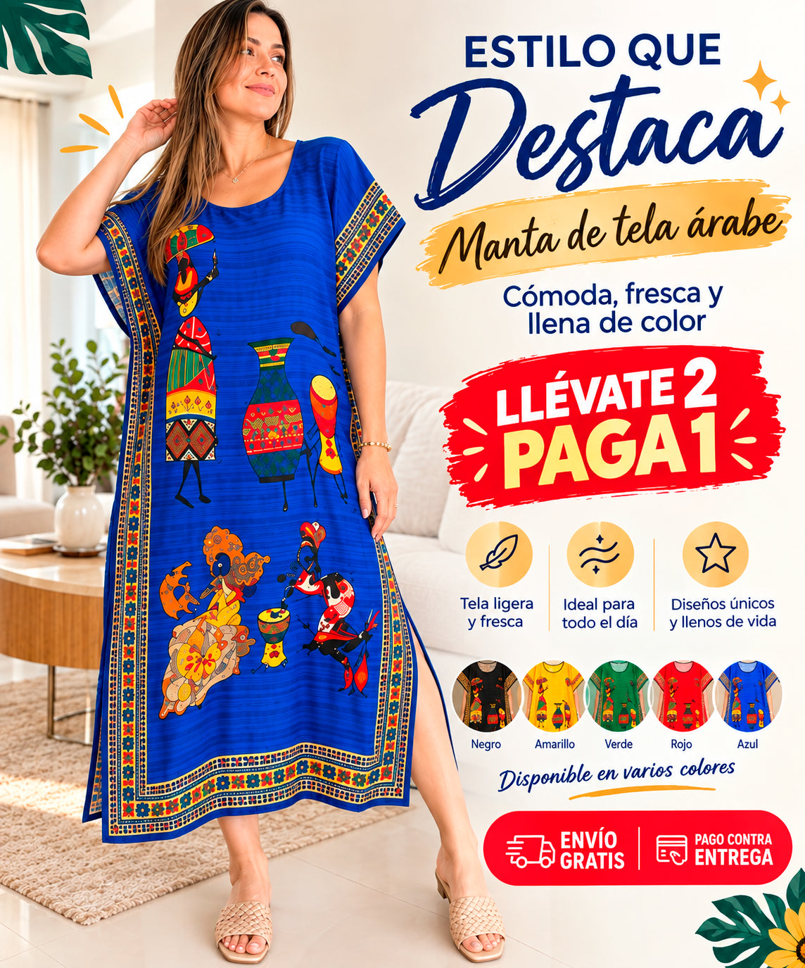 Manta artesanal hecha con tela árabe premium