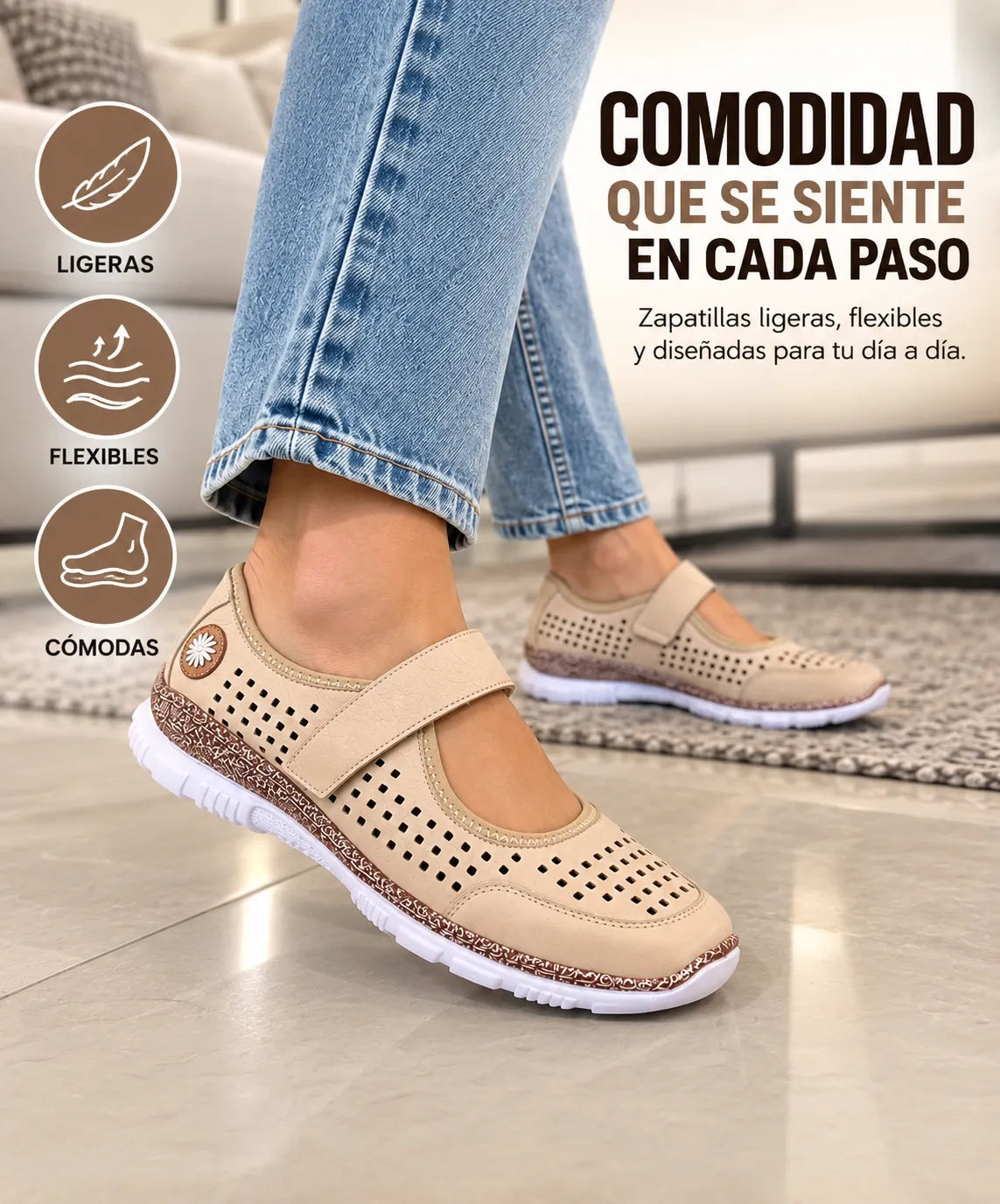 Zapatillas ultracómodas Bella Walk