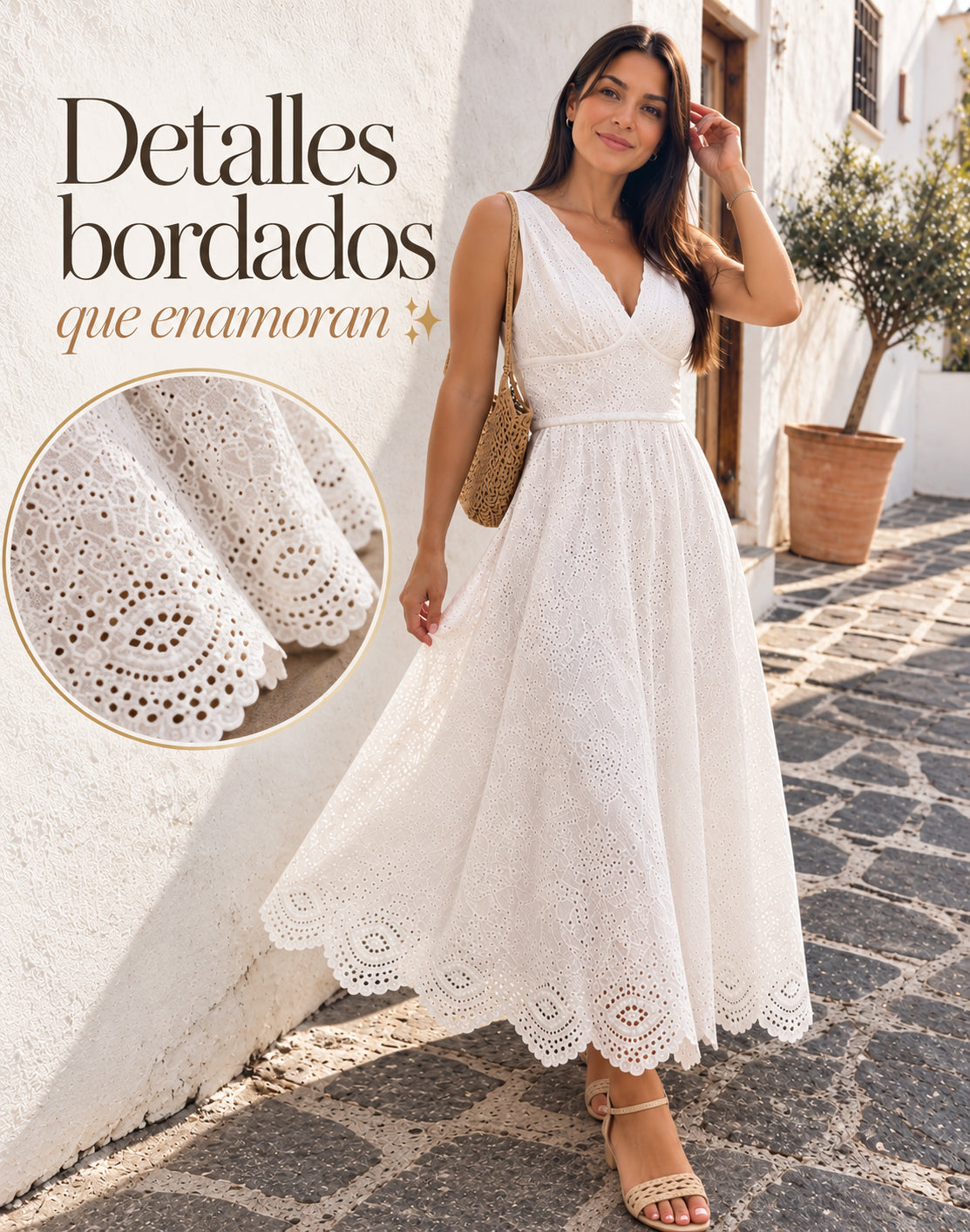 Vestido Fiore dolce - Tela fresca en tendencia😍✨