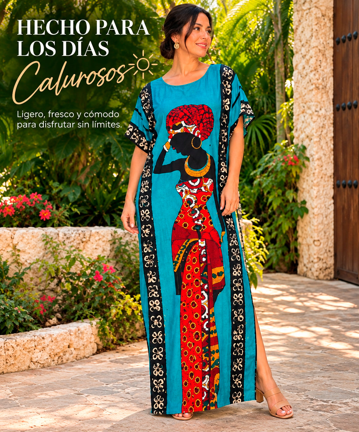 Vestido tipo túnica de tela premium✨