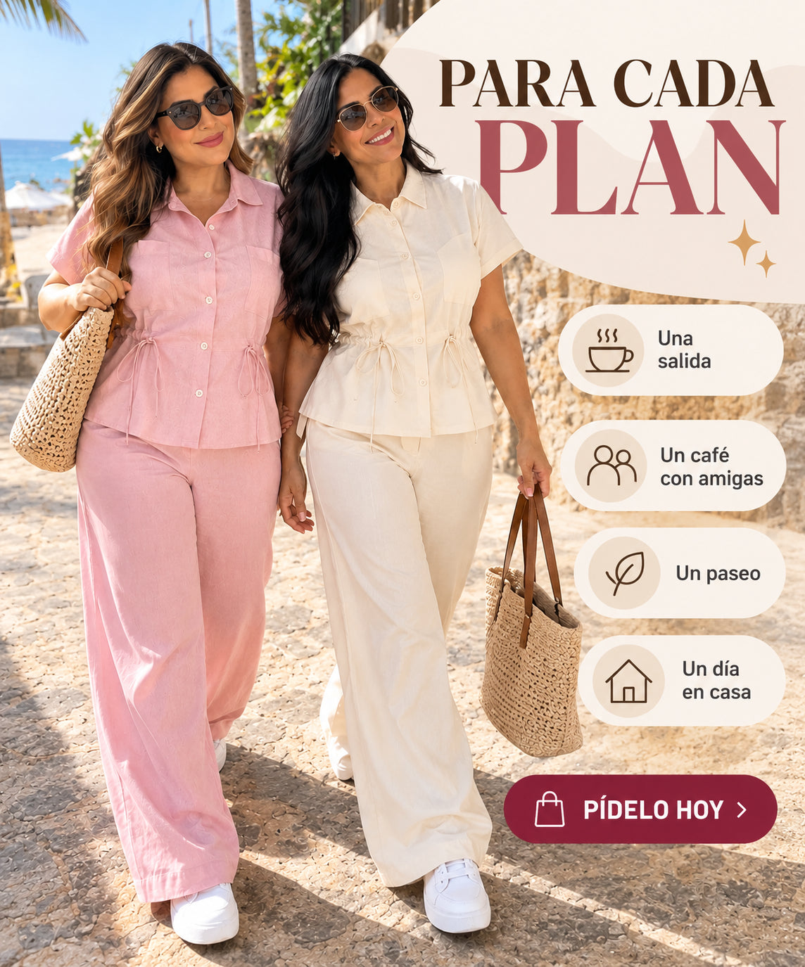 ✨Conjunto de tela lino árabe ajustable de silueta🔥