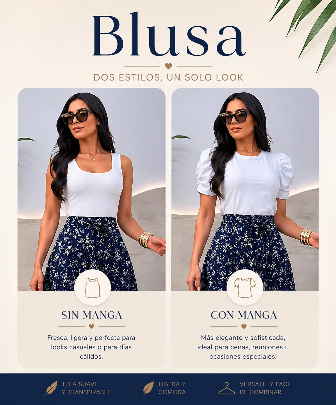 Conjunto Falda Floral y Blusa🤩✨
