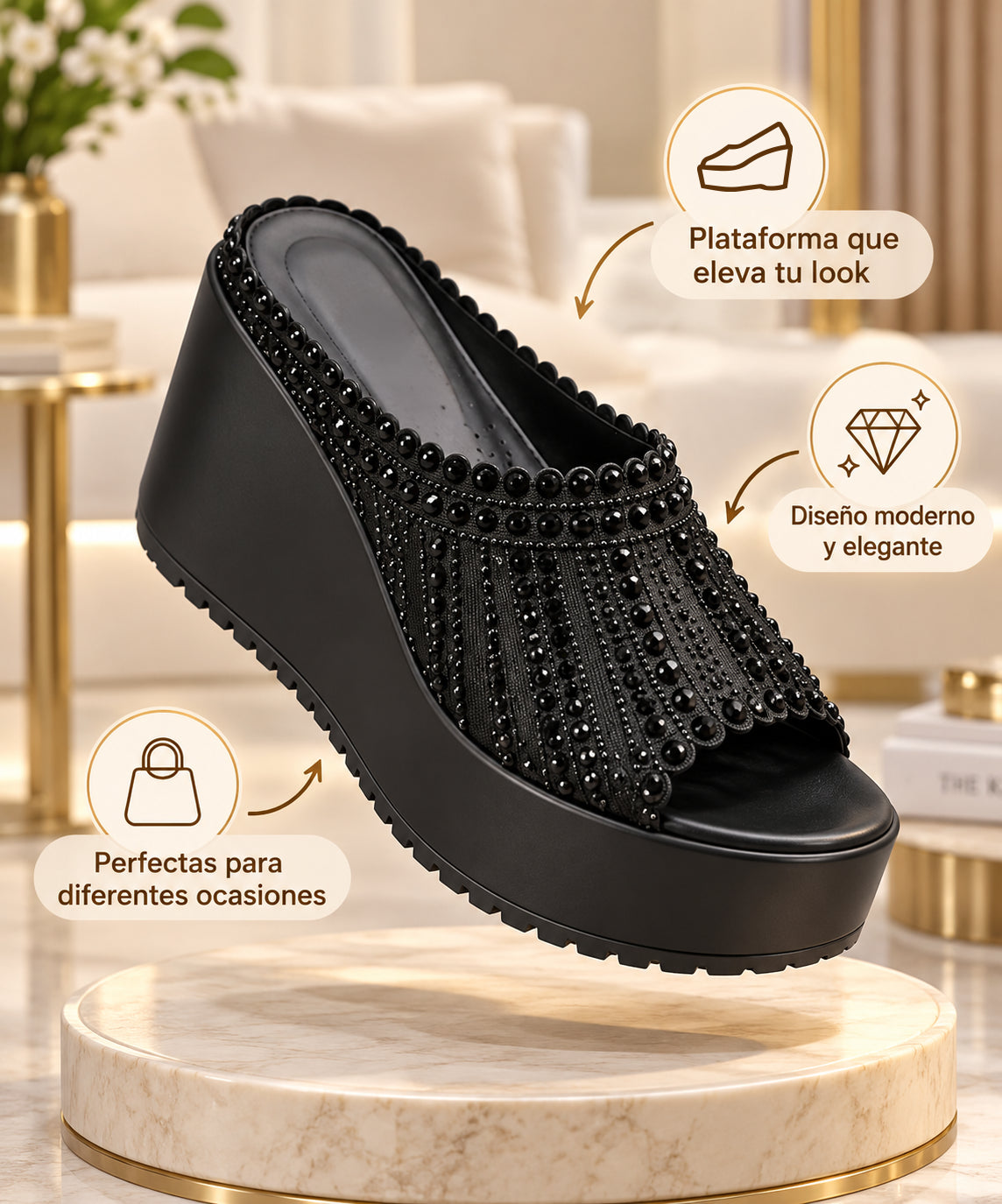 Sandalias con plataforma Glam
