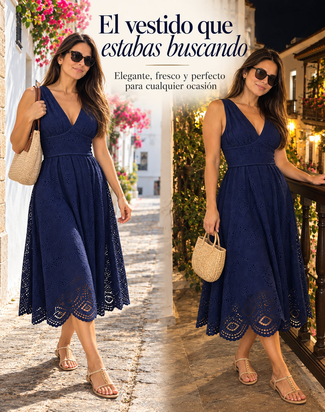 Vestido Fiore dolce - Tela fresca en tendencia😍✨
