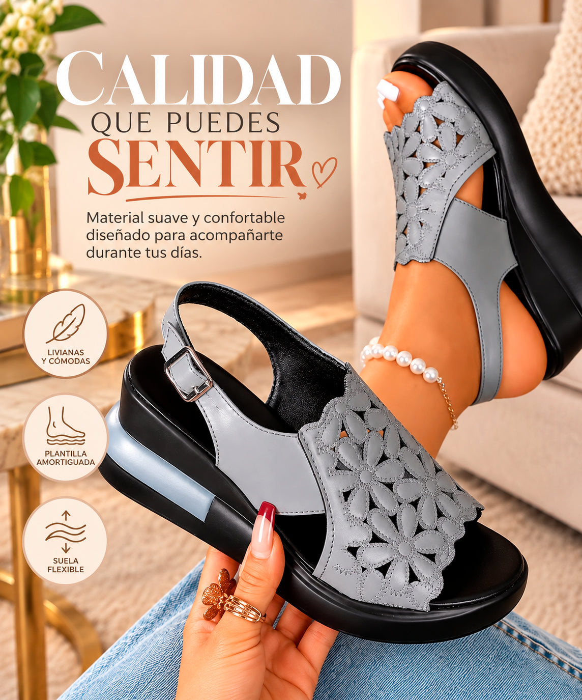 Sandalias elegantes premium Vitta