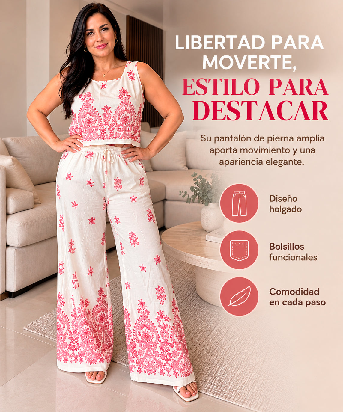 Conjunto de chalis casual y elegante en tendencia🔥