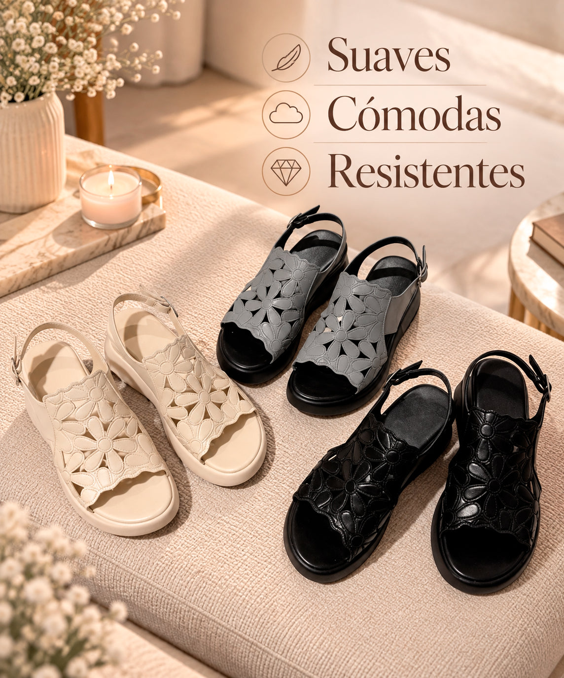 Sandalias elegantes premium Vitta