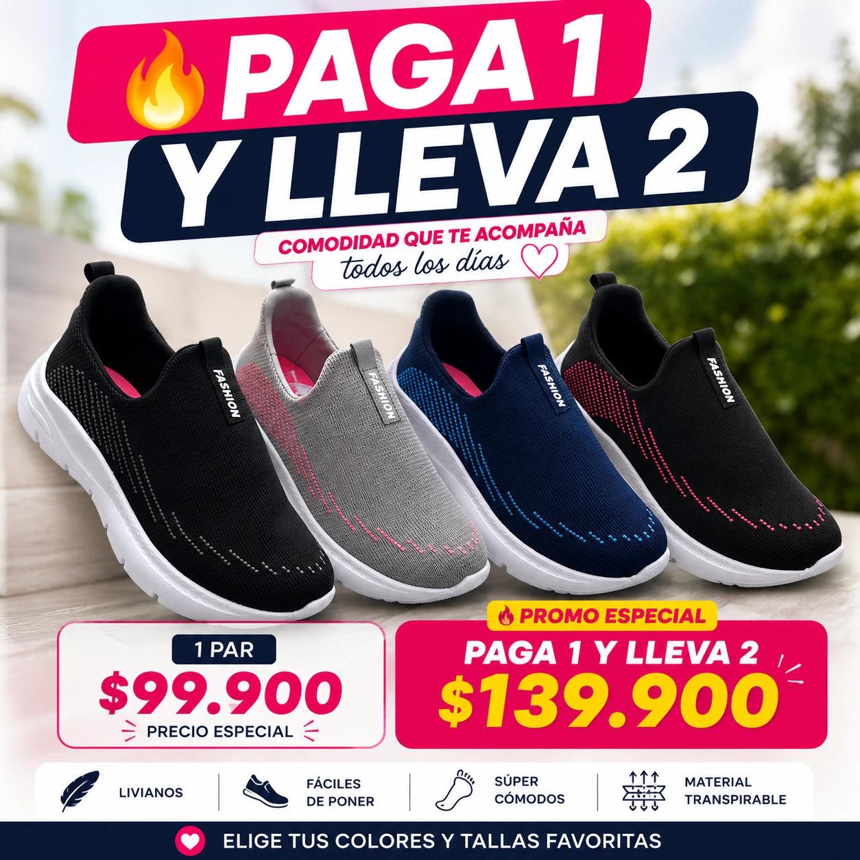 Zapato Ultra cómodo Comfort Walk⭐⭐⭐⭐⭐