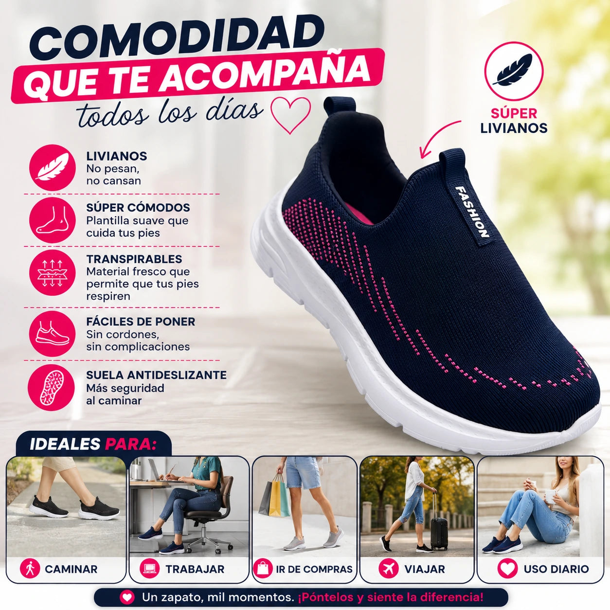 Zapato Ultra cómodo Comfort Walk⭐⭐⭐⭐⭐